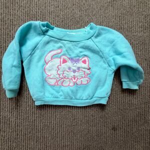 Vintage Baby Sears Kitty Sweatshirt Measurements in tag
